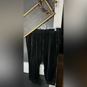 Torrid Black velvet capris. Torrid tub Live:#41